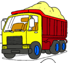 Dibujo Camión de carga pintado por derek