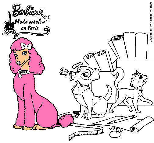 La mascota de Barbie