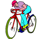Dibujo Ciclismo pintado por biki