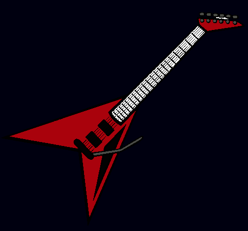 Dibujo Guitarra eléctrica II pintado por Undertako