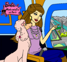 Dibujo Barbie llega a París pintado por andrea1999