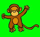 Dibujo Mono pintado por GUIJARRO