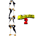 Dibujo Madagascar 2 Pingüinos pintado por rosariomut