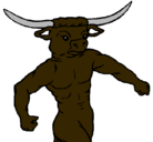 Dibujo Cabeza de búfalo pintado por HFGFKIFKJHJTEJD