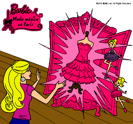 El vestido mágico de Barbie