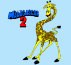 Dibujo Madagascar 2 Melman pintado por irenne97