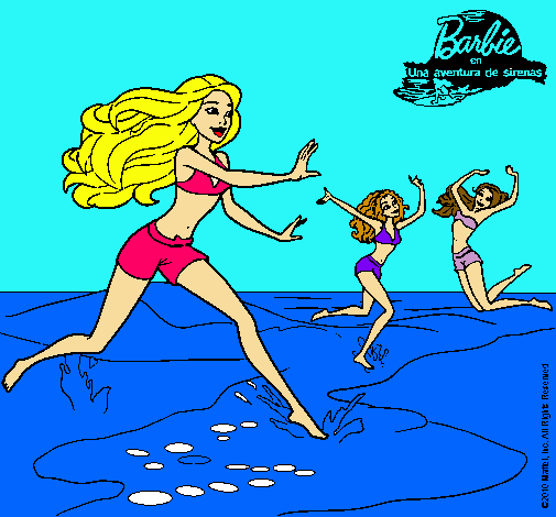 Barbie de regreso a la playa