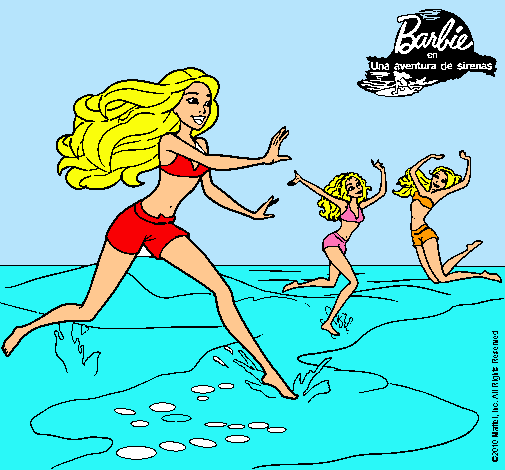 Barbie de regreso a la playa