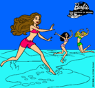 Dibujo Barbie de regreso a la playa pintado por Avatar