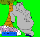 Dibujo Horton pintado por brett