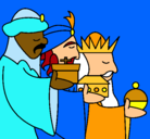 Dibujo Los Reyes Magos 3 pintado por hitori