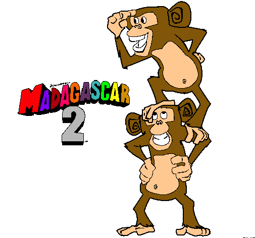 Madagascar 2 Manson y Phil