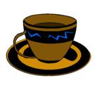 Dibujo Taza de café pintado por avatar