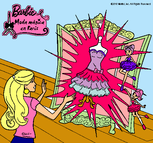 El vestido mágico de Barbie