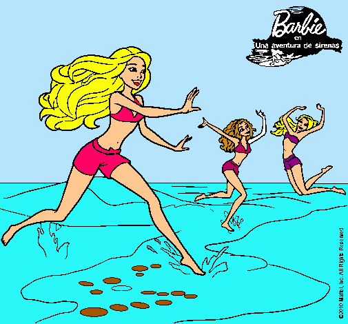 Barbie de regreso a la playa