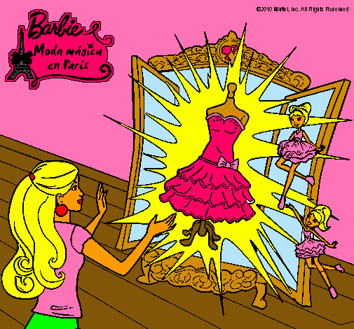 El vestido mágico de Barbie