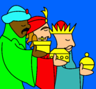 Dibujo Los Reyes Magos 3 pintado por reyes magos