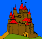 Dibujo Castillo medieval pintado por Dcpspa