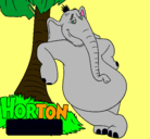 Dibujo Horton pintado por manuela07