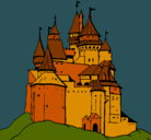 Dibujo Castillo medieval pintado por WENDY