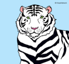 Dibujo Tigre pintado por andrea99