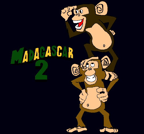 Madagascar 2 Manson y Phil