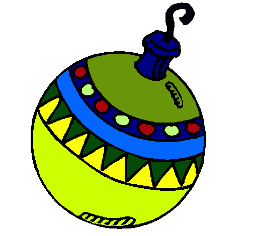 Dibujo Bola de navidad pintado por serxo