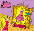 Dibujo El vestido mágico de Barbie pintado por MILIOTETALIA