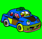 Dibujo Herbie Taxista pintado por galletita