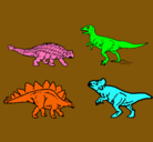Dibujo Dinosaurios de tierra pintado por luiscoco