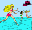 Dibujo Barbie de regreso a la playa pintado por Estherap