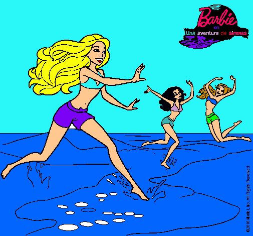 Barbie de regreso a la playa