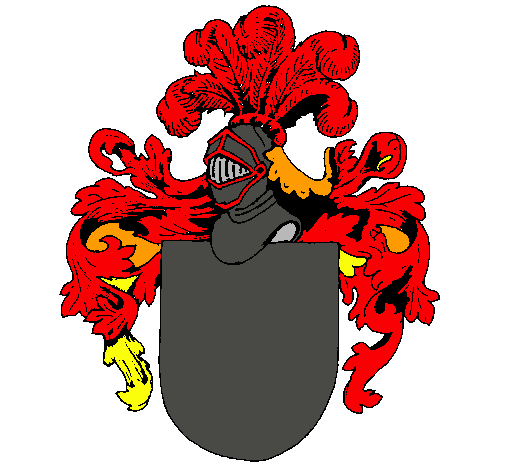 Escudo de armas y casco