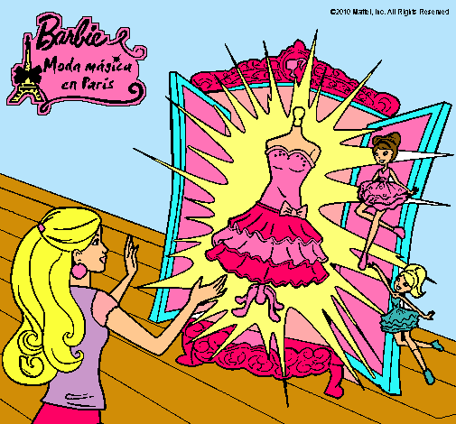 El vestido mágico de Barbie