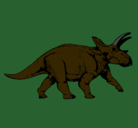 Dibujo Triceratops pintado por triseratop