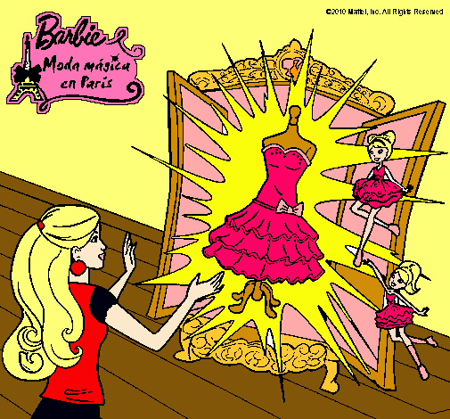 El vestido mágico de Barbie