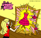 Dibujo El vestido mágico de Barbie pintado por LIZZY
