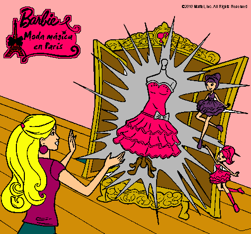 El vestido mágico de Barbie