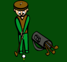 Dibujo Jugador de golf II pintado por ribujuy879yt7uy