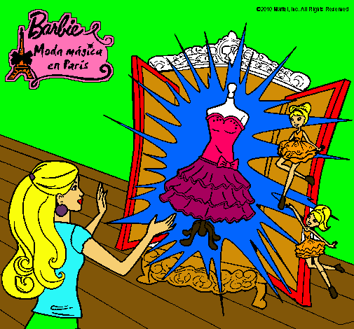 El vestido mágico de Barbie