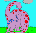 Dibujo Dinosaurios pintado por IBAI