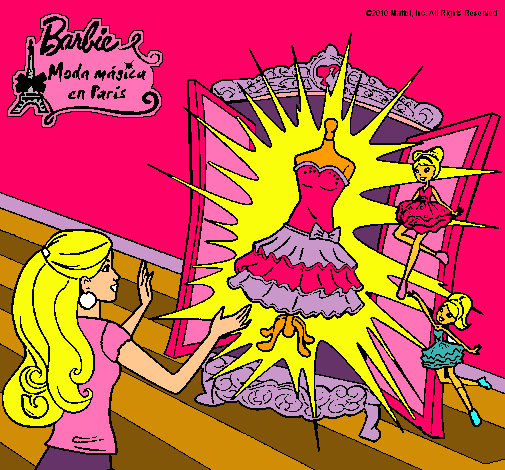 El vestido mágico de Barbie