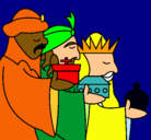 Dibujo Los Reyes Magos 3 pintado por Avatar
