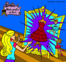 Dibujo El vestido mágico de Barbie pintado por guillern