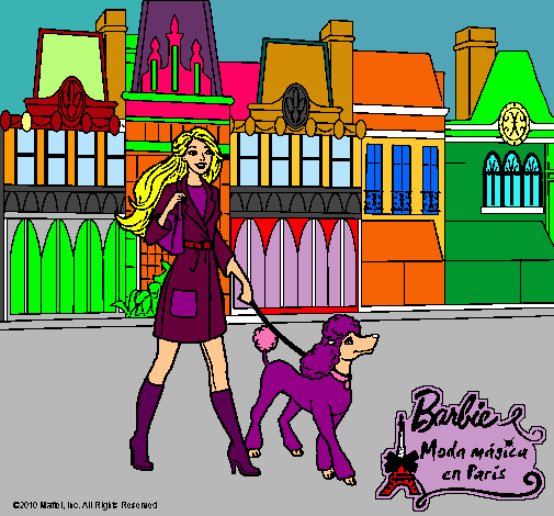 Barbie y su perrita