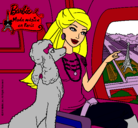Dibujo Barbie llega a París pintado por carlarr