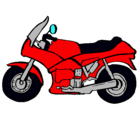 Dibujo Motocicleta pintado por vicent