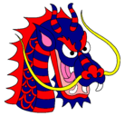 Dibujo Cabeza de dragón pintado por Undertako