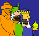 Dibujo Los Reyes Magos 3 pintado por jazchu