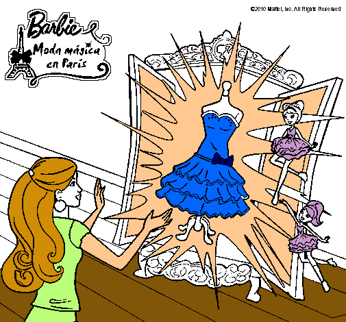 El vestido mágico de Barbie